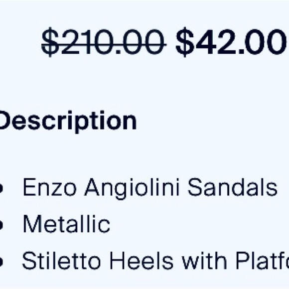 Enzo Angiolini Rhinestone Stilettos Size 7 - Picture 6 of 16